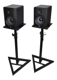 Studio Monitor Speaker Stands with Adjustable Height 730mm - 1080mm